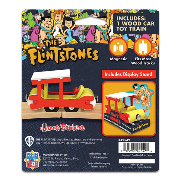 The Flintstones - Cave Mobile Wood Toy Train Engine