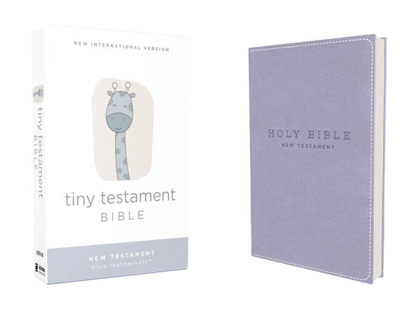 NIV Tiny New Testament Bible Leathersoft Blue