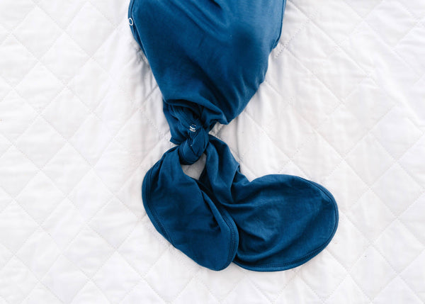 Newborn Knotted Gown - River