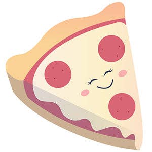 Squishable - Mini Pizza Slice Plush
