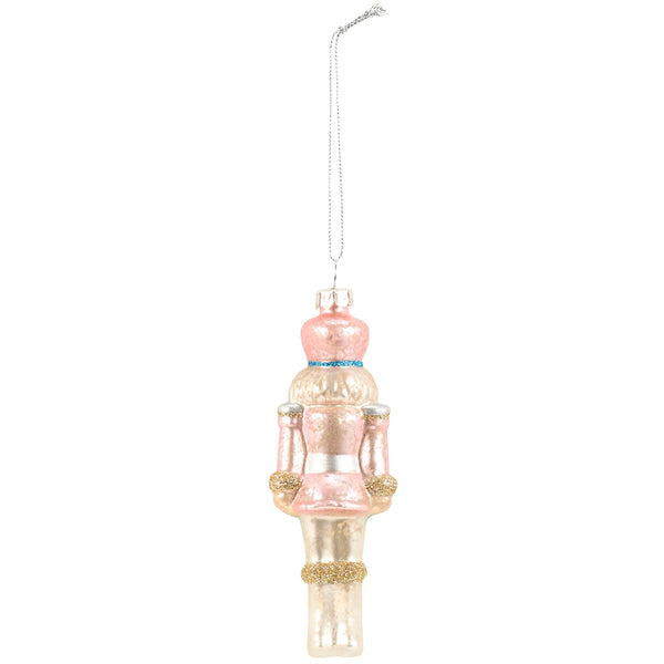 Nutcracker Glass Ornament