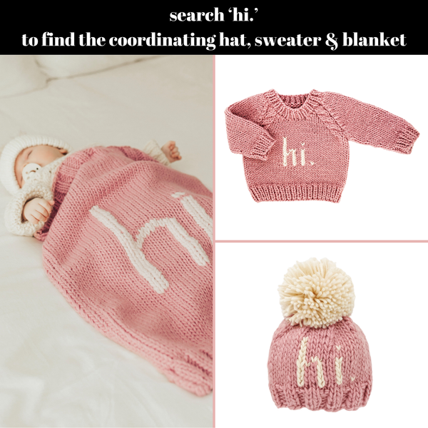 Hi. Rosy Sweater