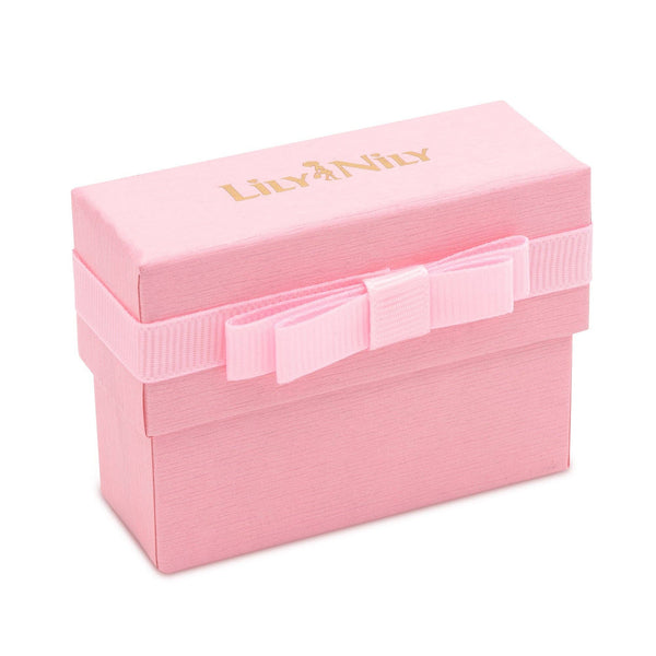 Flat Bow Bracelet (Pink/White)