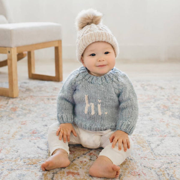 Hi. Surf Blue Sweater