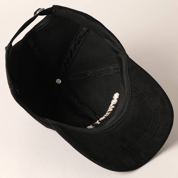 Cowboy Hat Suede Baseball Cap