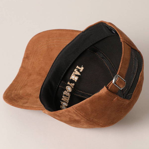 Cowboy Hat Suede Baseball Cap