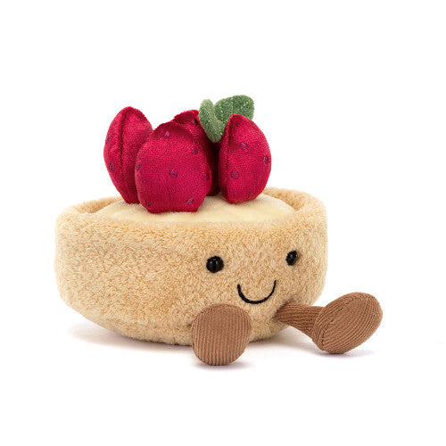 Jellycat Amuseables Fleurette Tarte Aux Fraises Small