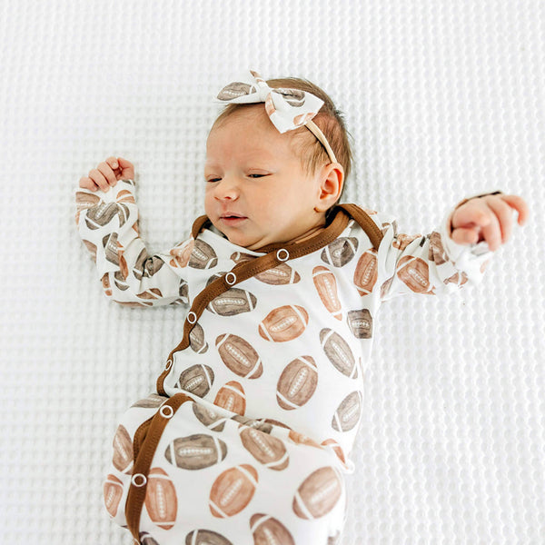 Newborn Knotted Gown - Blitz