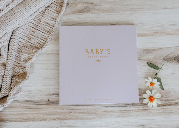 Honey Bee Luxury First Year Baby Memory Book