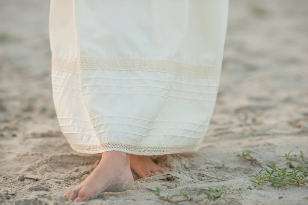 Cambridge Ecru Sleeveless Heirloom Dress