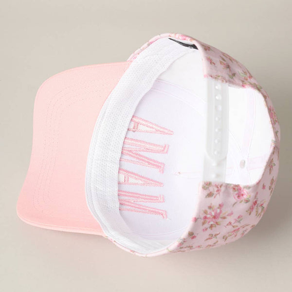 MAMA Embroidered Flower Hat