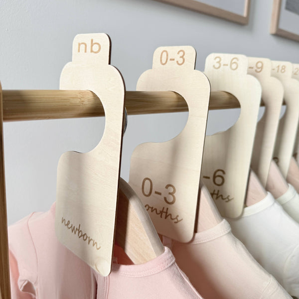 Closet Size Dividers – Newborn-24m