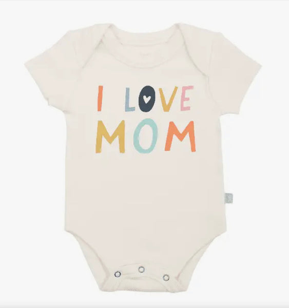 Finn & Emma Love Mom Onesie