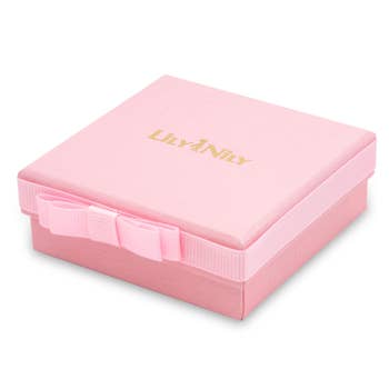 Lily Nily Heart Bangle Bracelet Pink