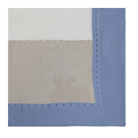 Mayoral Cotton Knit Blanket - Blue