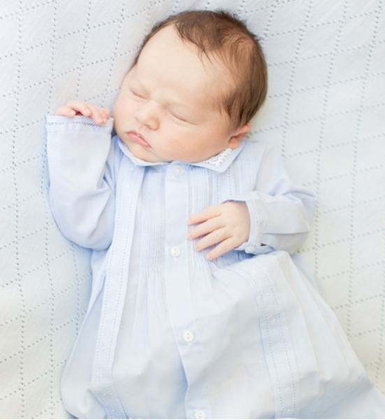 Feltman Blue. w/ White Gown