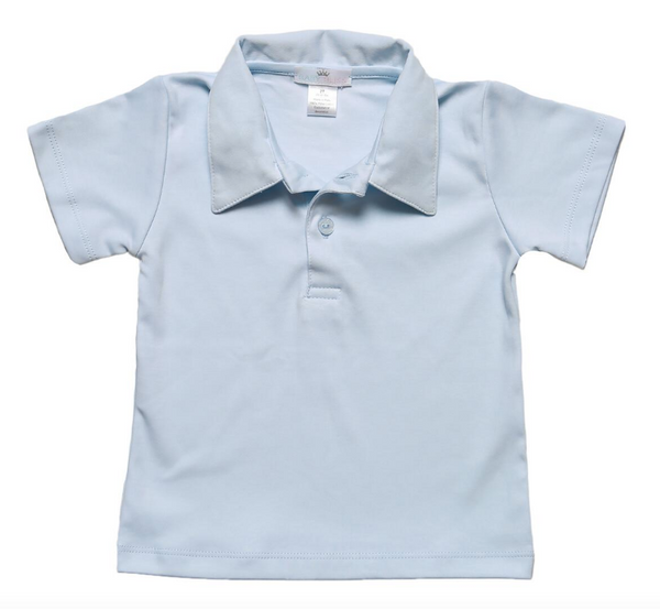 Baby Loren Pima Polo Light Blue