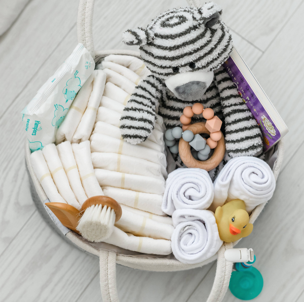 Diaper Caddy-  cotton rope