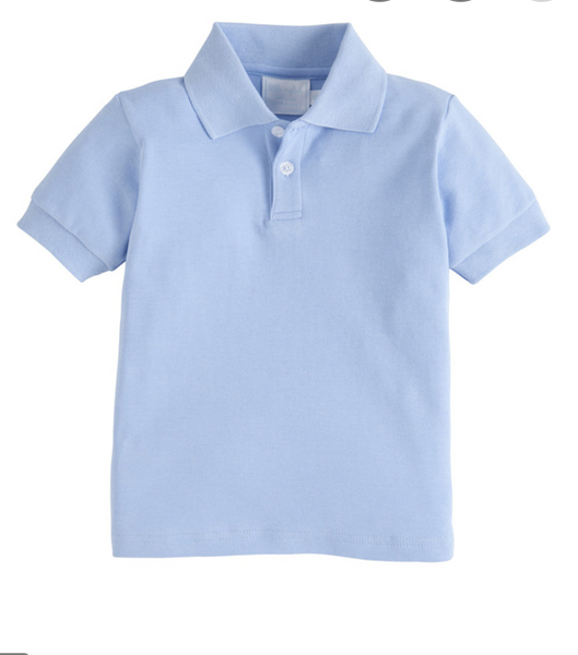 Light Blue Polo- Little English