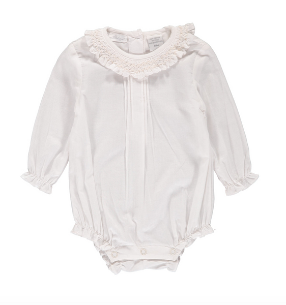 Cream Ruffle Bubble