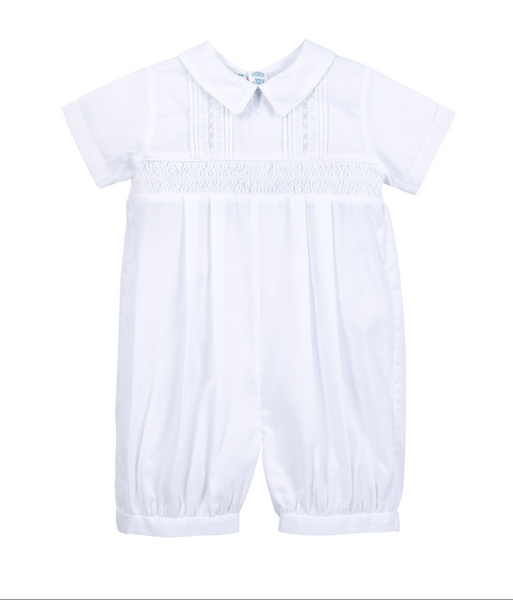 Feltman Boy Wedding Romper-White