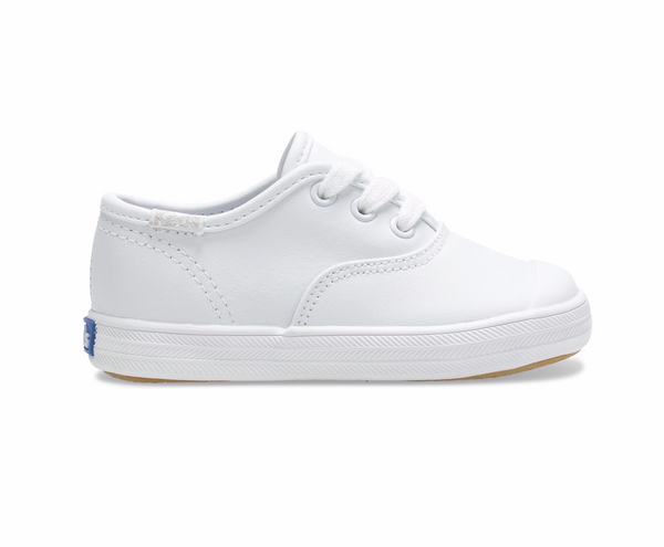 Keds-White Leather Toe Cap