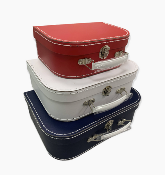 Red, White and Blue Suitcase