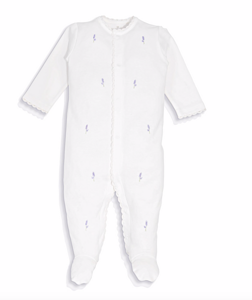Organic Pima Footie - Lavender