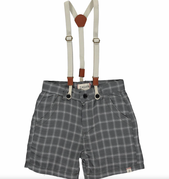 Me & Henry Bowline Overall Grey Plaid