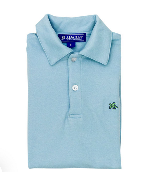 Bailey Boys Polo Blue Jay