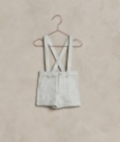 Nora Lee Suspender Shorts Chambray