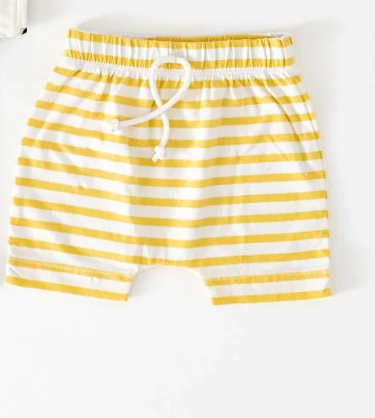 Yellow Stripe Shorts