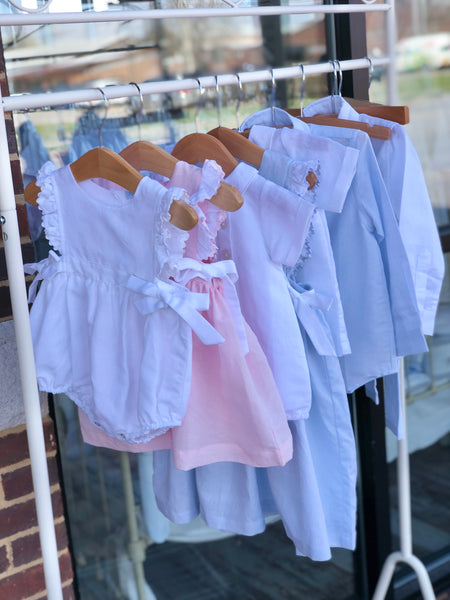 White Linen Shorts