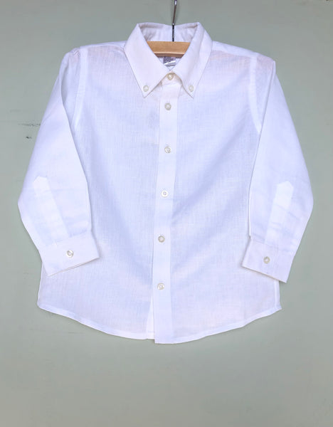 White Linen Button Down