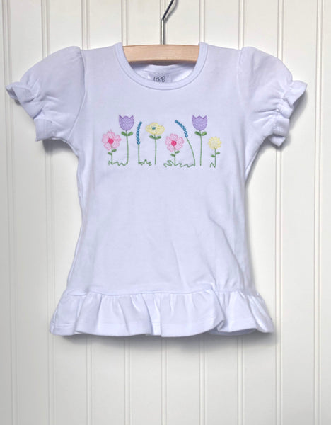 Flower Ruffle Tee