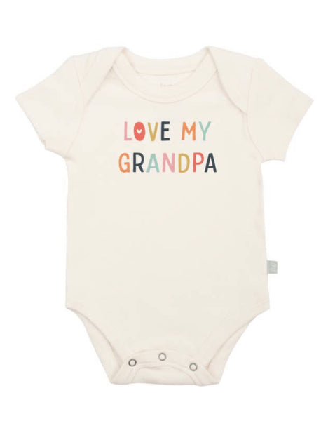 Finn & Emma Love Grandpa Onesie